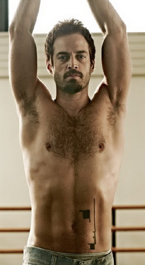 Benjamin Millepied shirtless