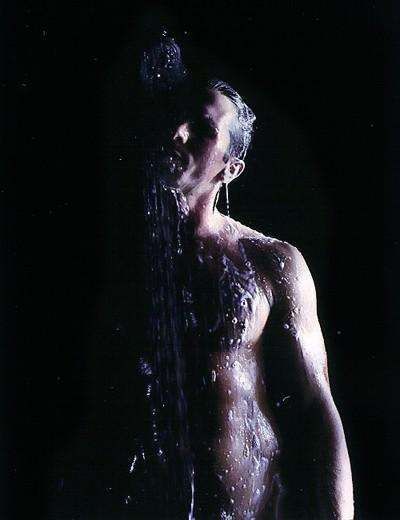 Christian Bale Wet in shower