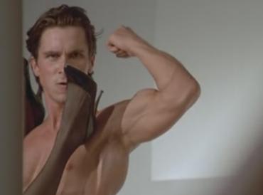 Funny Christian Bale Nude Sex in American Psycho