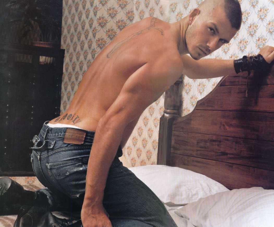 david backham shirtless