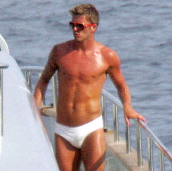 david beckham bulge