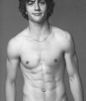 Aaron Johnson shirtless