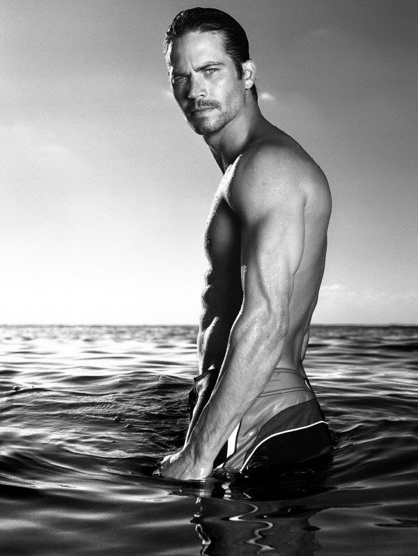 Paul Walker shirtless