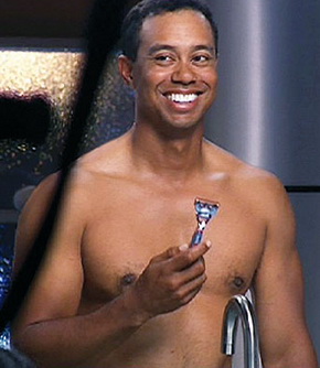 Tiger Woods nude