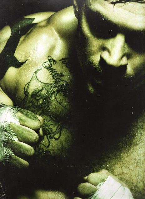 Tom Hardy shirtless warrior