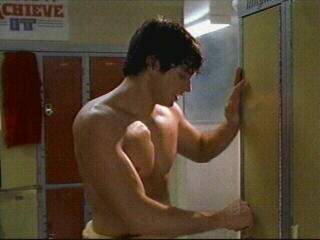 Tom Welling Shirtless in Locker Room